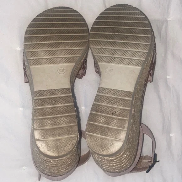 Mauve Espadrille Wedge - Picture 6 of 6